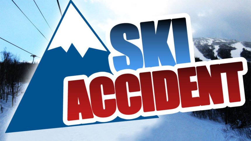 Ski accident