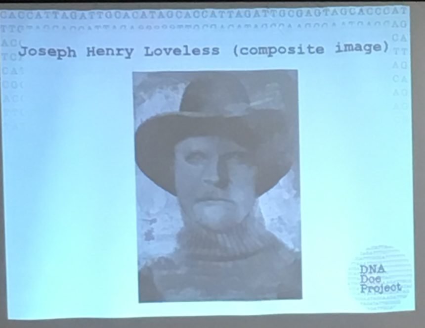 Photo of Joseph Henry Loveless whose body was identified through DNA research.