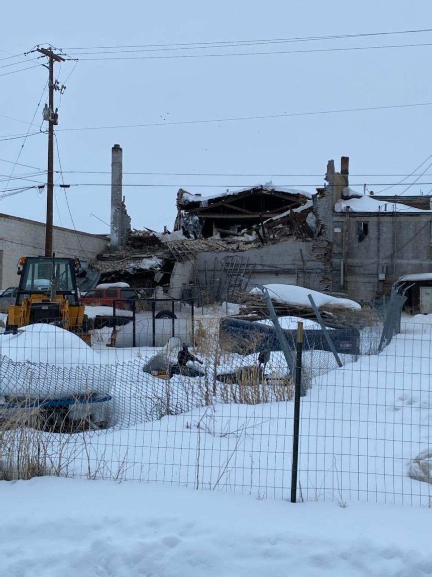 Building collapse in Montpelier, Idaho