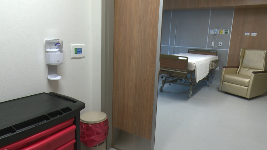 Rural hospital's new 'isolation room' ready for potential coronavirus outbreak