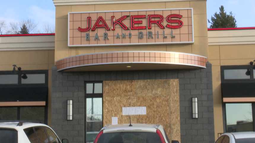 Business as usual: Jakers open after car crashes through front door - Local  News 8