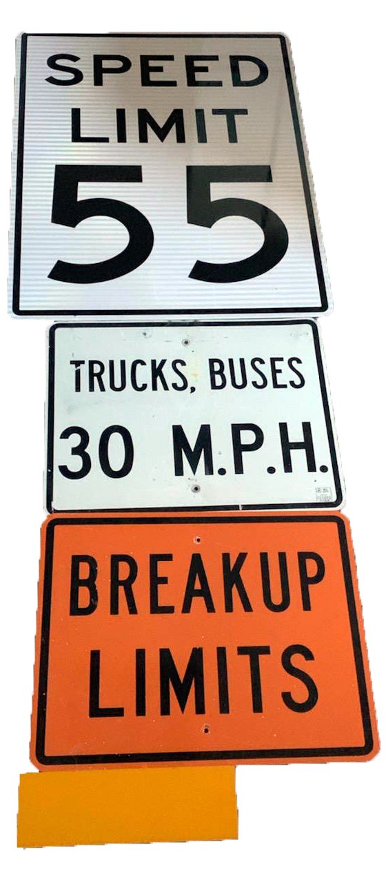 Breakup speed limits