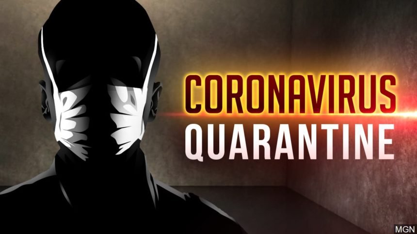 Coronavirus quarantine logo