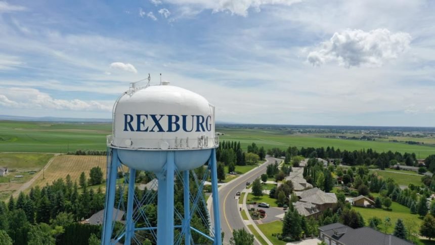 Rexburg water tower