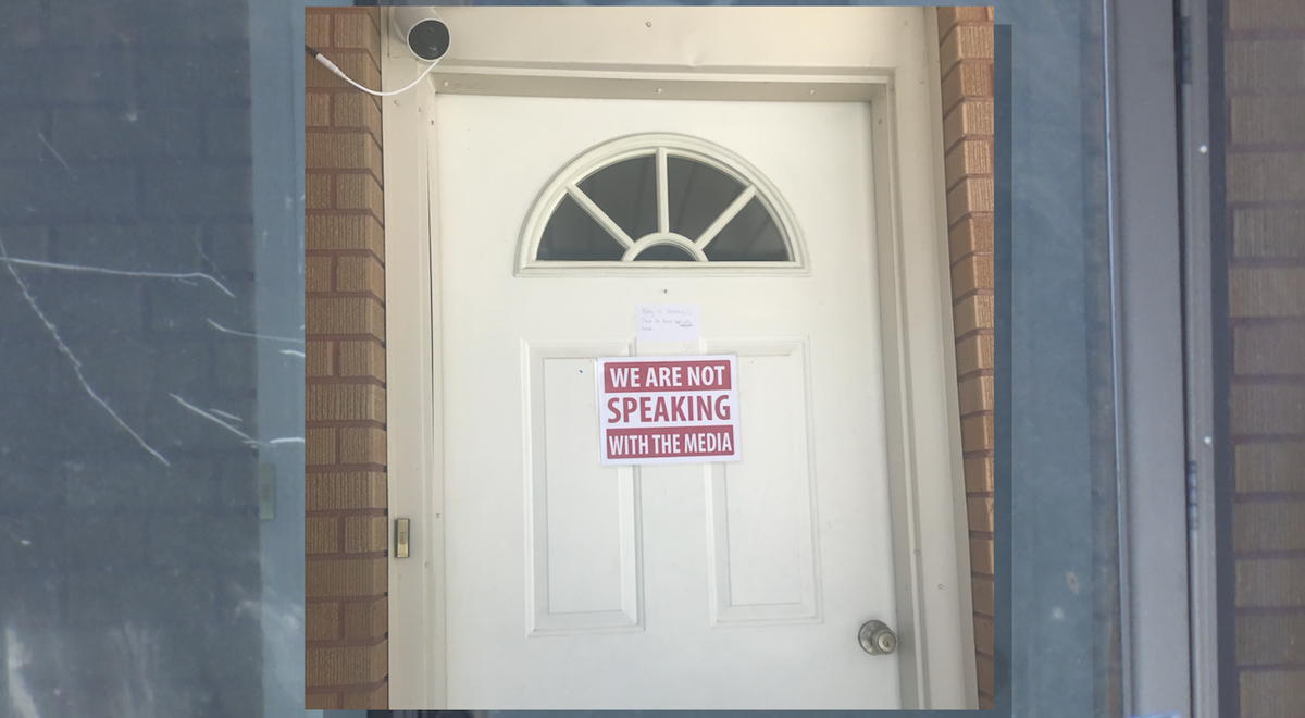 Sign on Chad Daybell's door turns away media - LocalNews8.com - KIFI