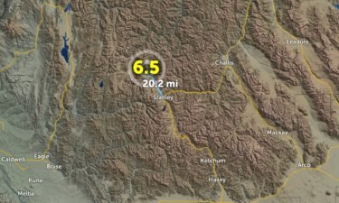 Earthquake north of Stanley