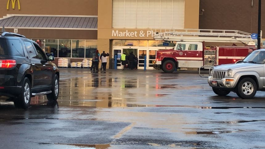 A grease fire at the Walmart deli in Ammon