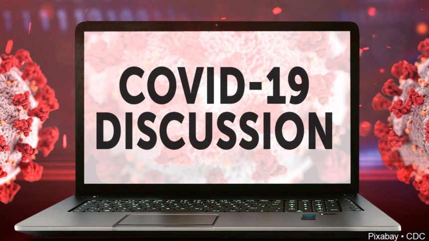 COVID-19 discussion logo