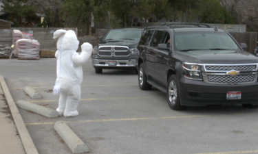 Drive-by Easter egg hunt
