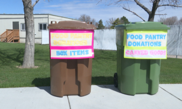food pantry donation bins