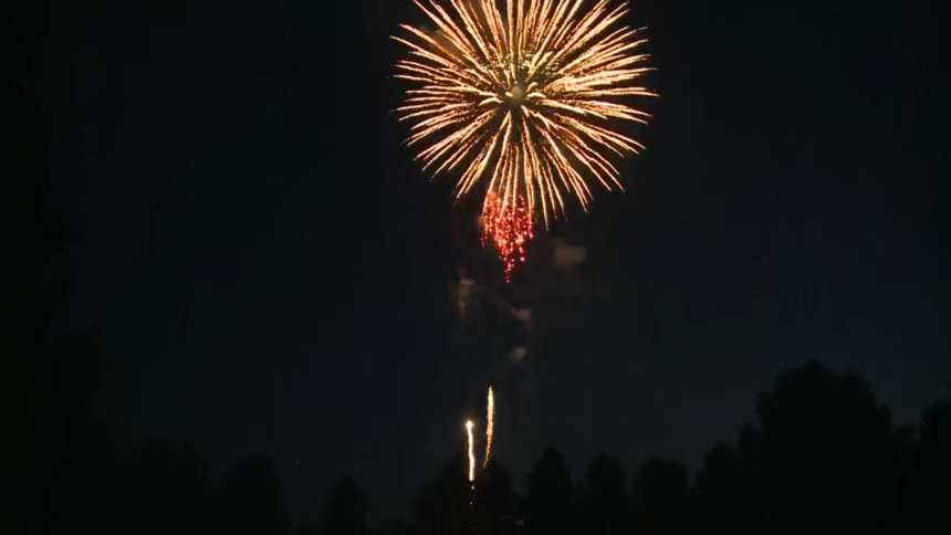 Light the Community fireworks Ammon 20204
