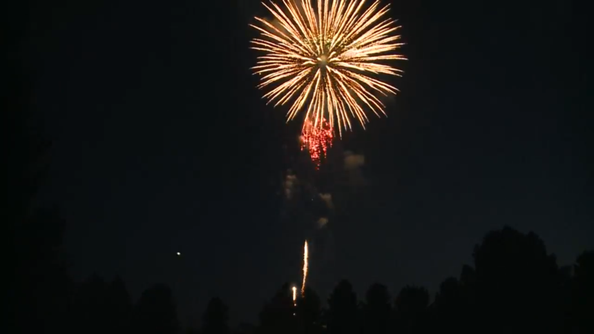 Light the Community fireworks Ammon 20207