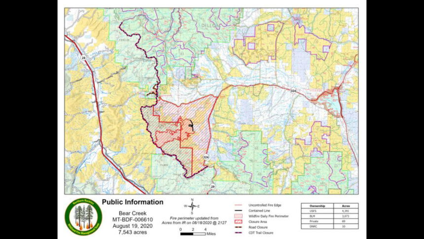 Bear Creek Fire 08.19 small map