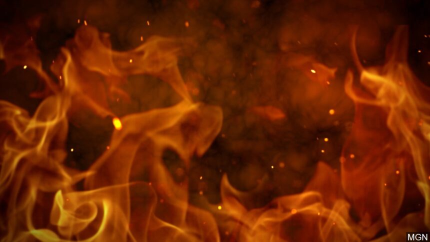 Fire background logo MGN Image