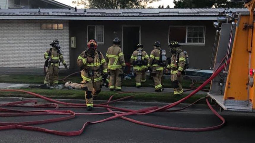 Fire reported at apartment complex 1