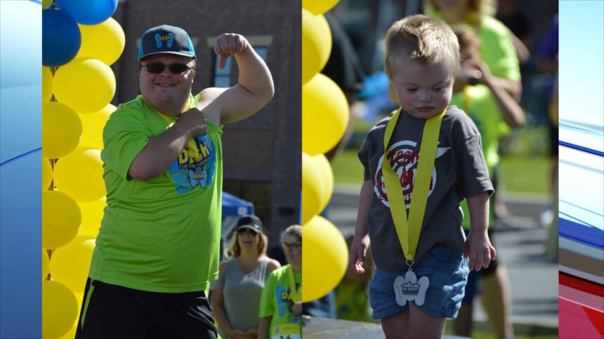 Jared and Connor at the 2019 Dash for Down Syndrome