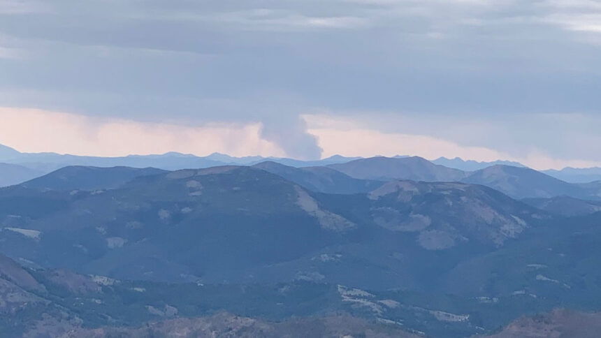 Muldoon fire Sunday U.S. Forest Service - Salmon-Challis National Forest