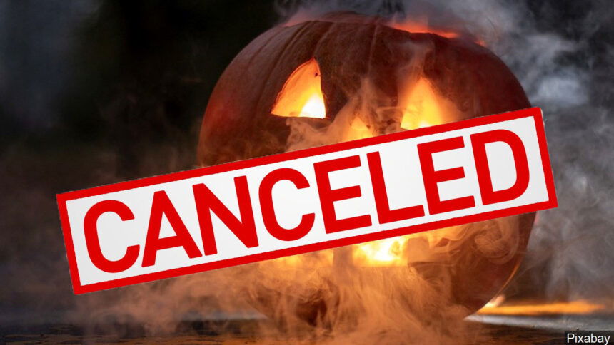 Halloween event canceled logo