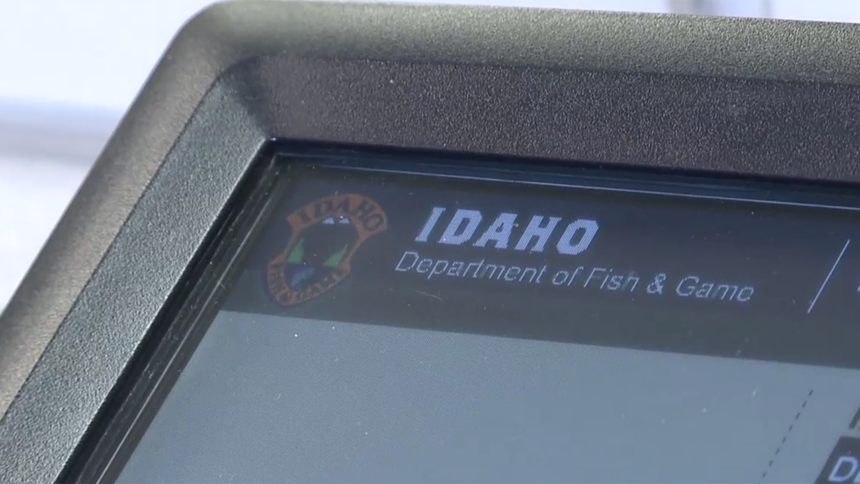 Idaho Department of Fish and Game logo on screen license and tag logo