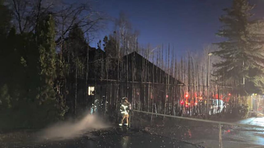 Fire causes an estimated at $60,000 in damages2