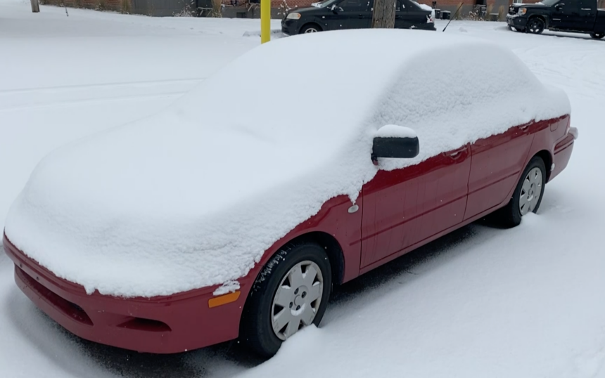 Snowfall hits Pocatello on Monday