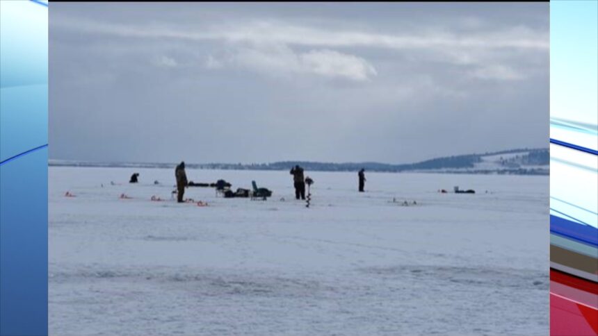 Henrys lake ice fishing james brower