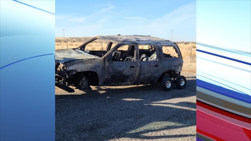 Fort Hall vehicle fire