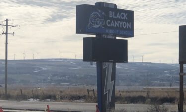 Black Canyon Middle School sign