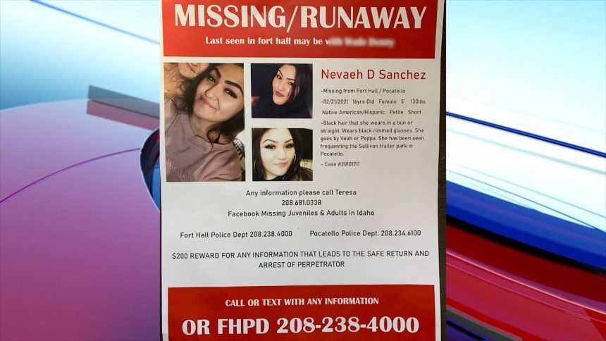 neveah sanchez missing poster