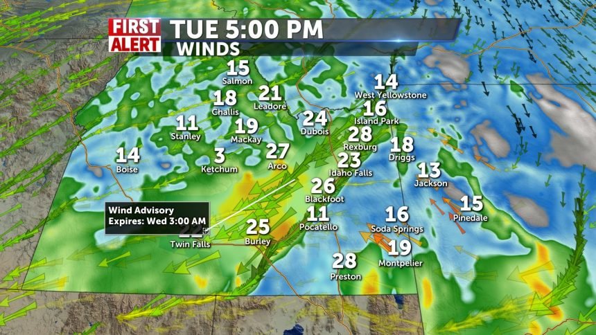 Windy, cloudy before snow - Local News 8
