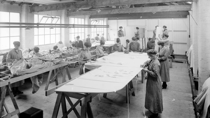 Trollope & Colls Ltd, Pleasant Works, Liverpool, Merseyside, 1918. Artist: Bedford Lemere and Company