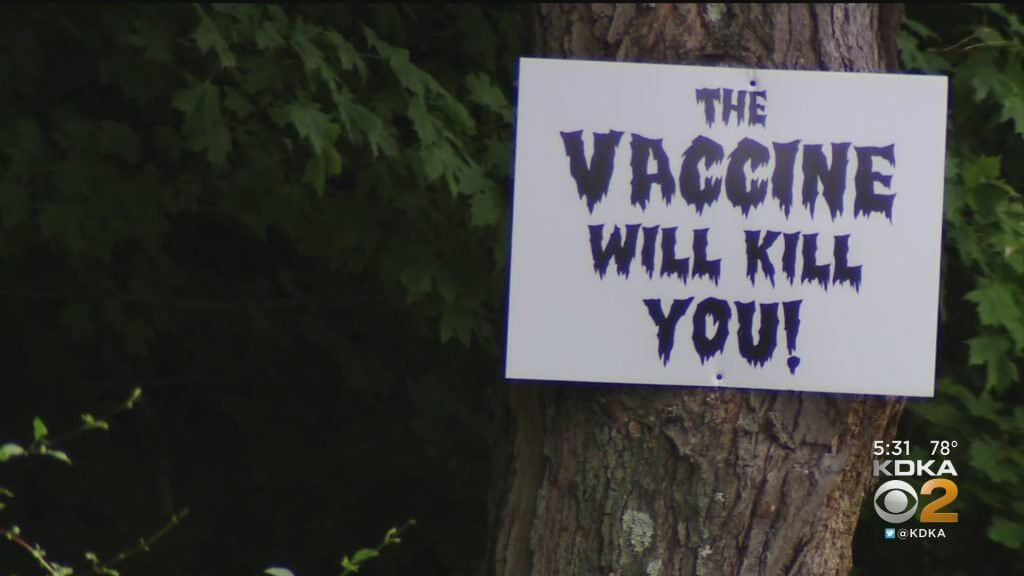<i>KDKA</i><br/>Signs spreading messages like
