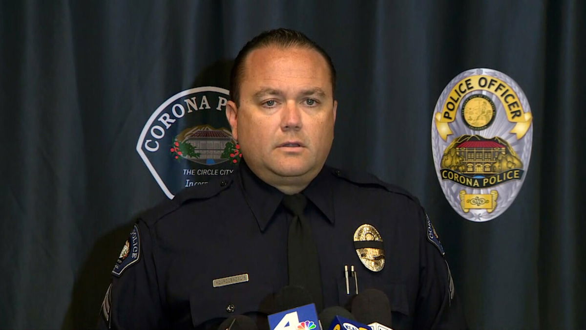 <i>KCAL/KCBS</i><br/>Corona Police Corporal Tobias Kouroubacalis