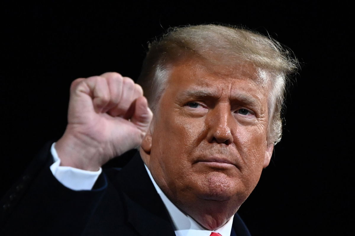 <i>ANDREW CABALLERO-REYNOLDS/AFP via Getty Images</i><br/>Former President Donald Trump pressured his incoming acting Attorney General Jeffrey Rosen to declare that the election was corrupt in an attempt to help Republican members of Congress try to overturn the election result