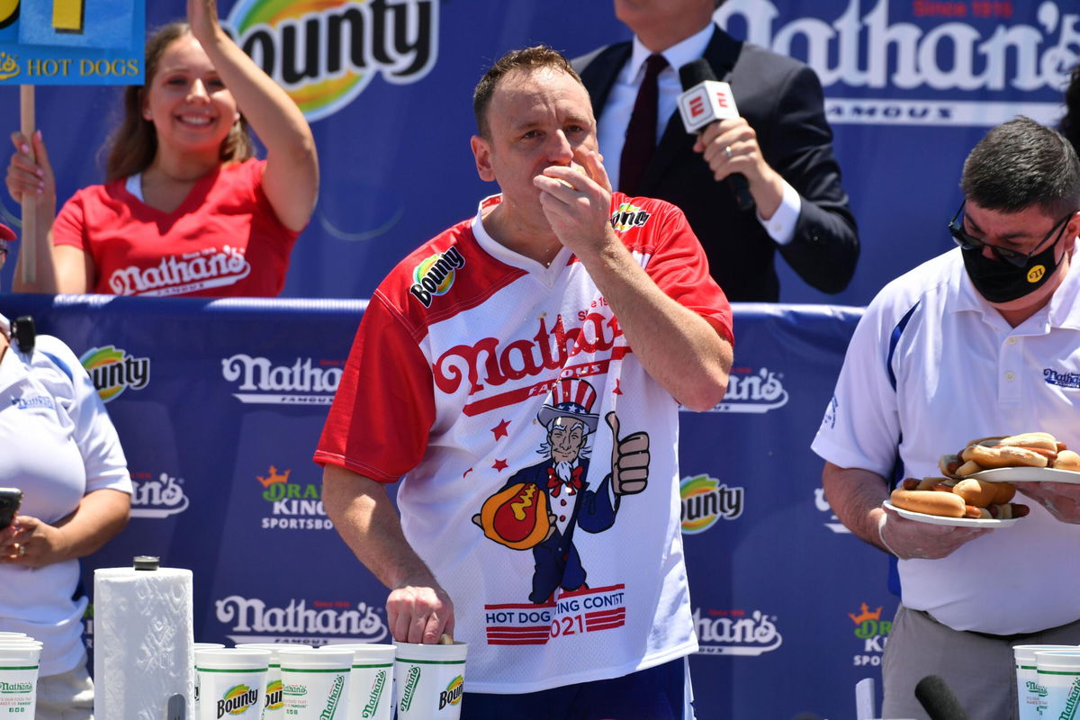 joey chestnut tshirt