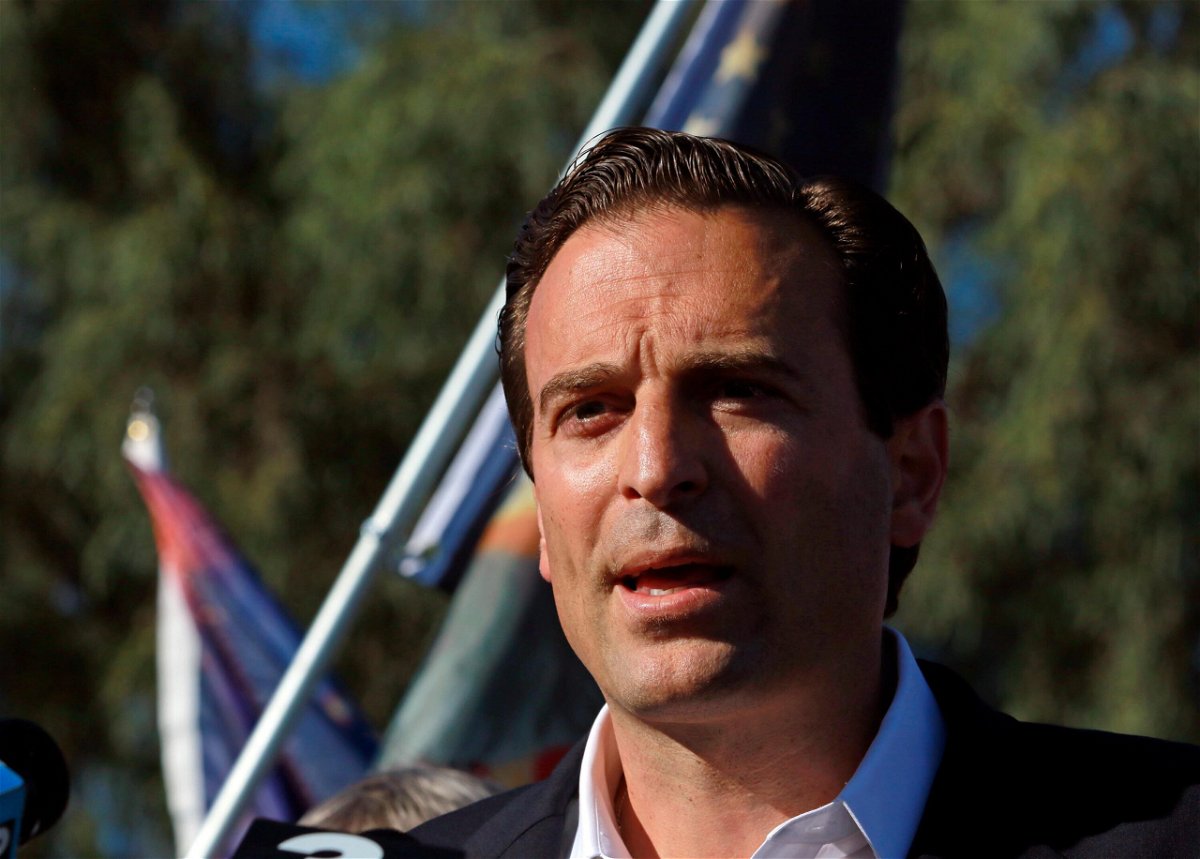 <i>RONDA CHURCHILL/AFP/Getty Images</i><br/>Former Nevada state Attorney General Adam Laxalt launched his campaign for US Senate on Aug. 17