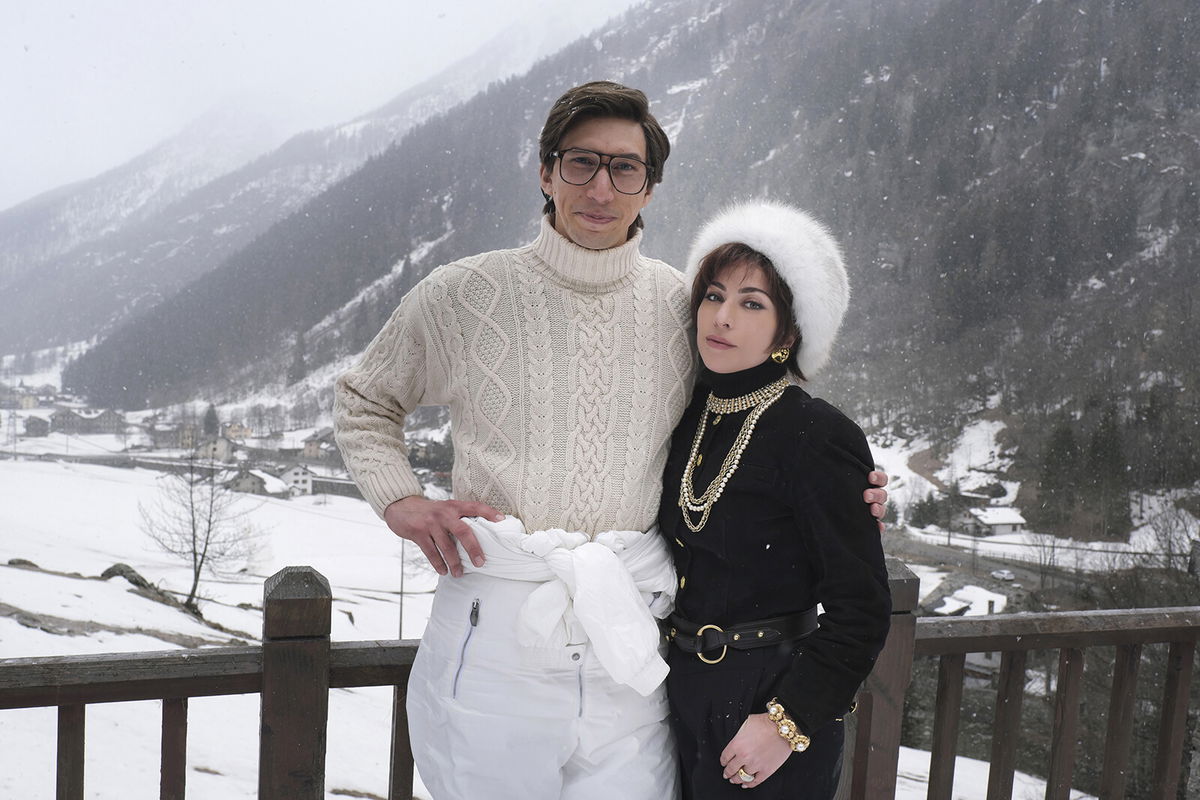 <i>Fabio Lovino/Universal and MGM</i><br/>Adam Driver stars as Maurizio Gucci and Lady Gaga as Patrizia Reggiana in