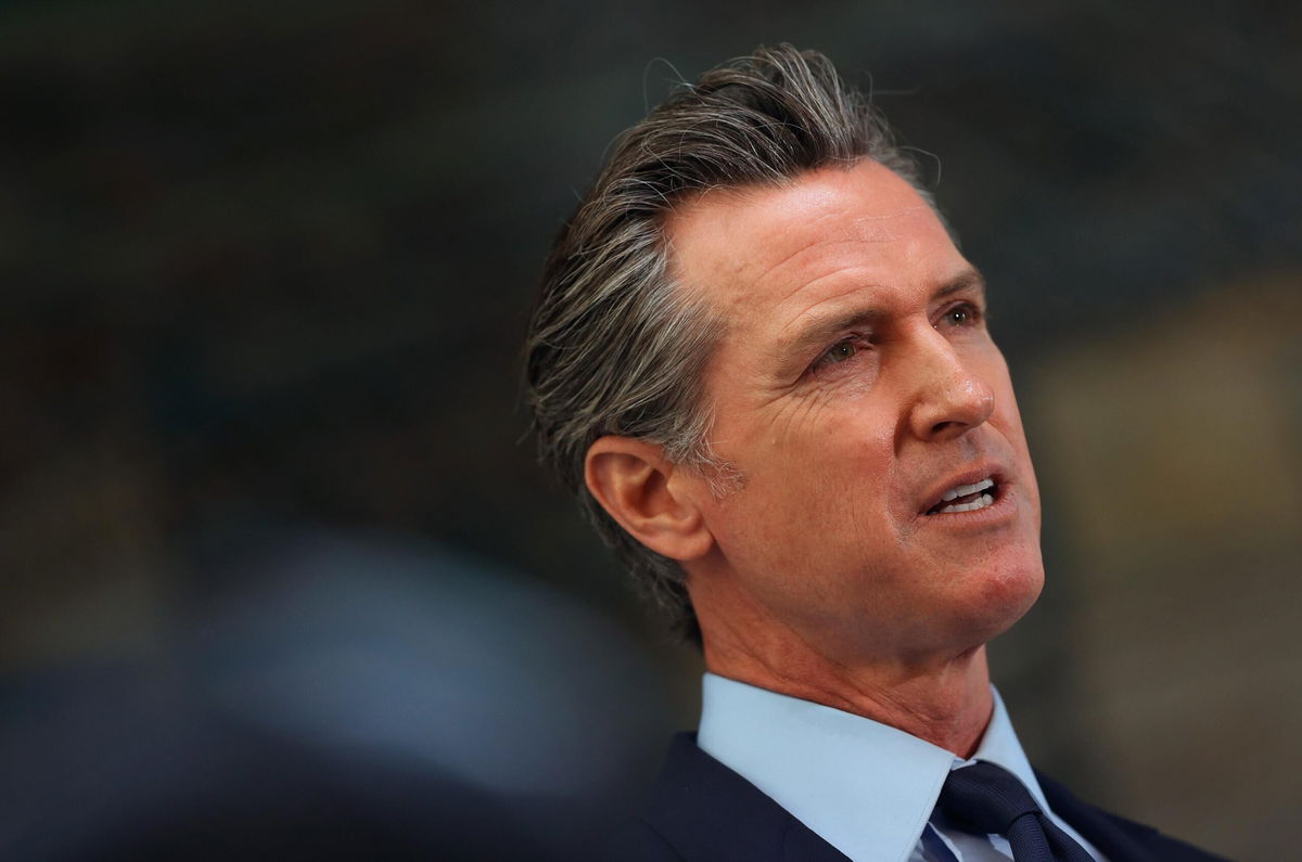 <i>Justin Sullivan/Getty Images</i><br/>Two of California Gov. Gavin Newsom's four children