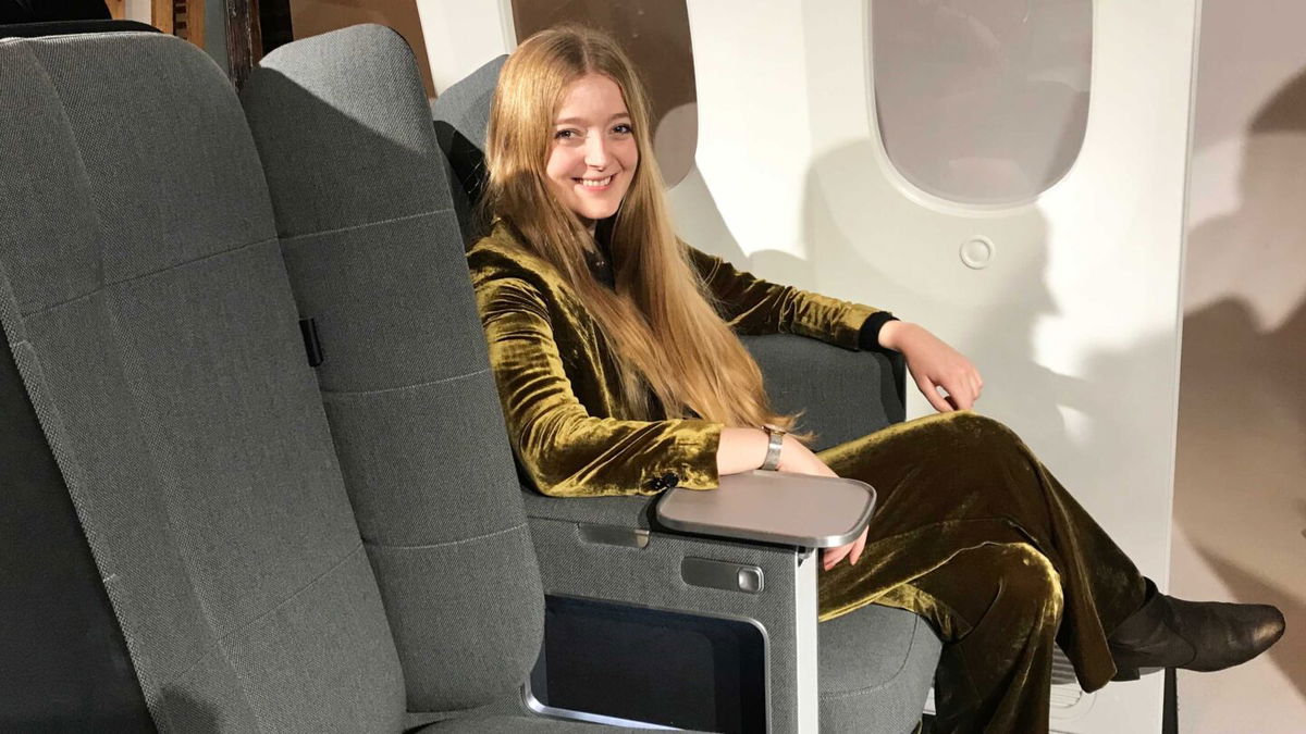 <i>Courtesy Francesca Street/CNN</i><br/>The Crystal Cabin Awards winners were announced at a virtual ceremony as part of the Aircraft Interiors Expo 2021