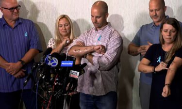Gabby Petito's parents and stepparents showed they got matching tattoos in her memory at a news conference on Tuesday