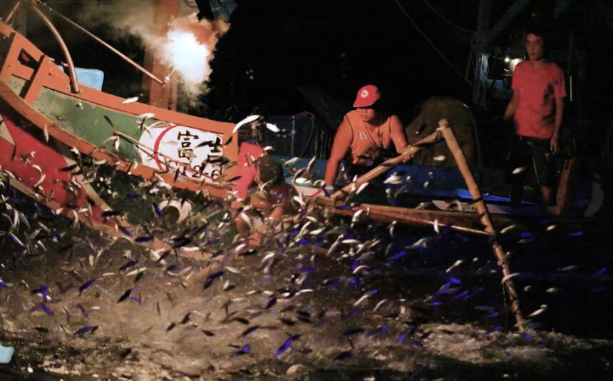 Taiwan’s last remaining “fire fishing” boat.