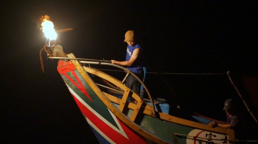 Taiwan’s last remaining “fire fishing” boat.