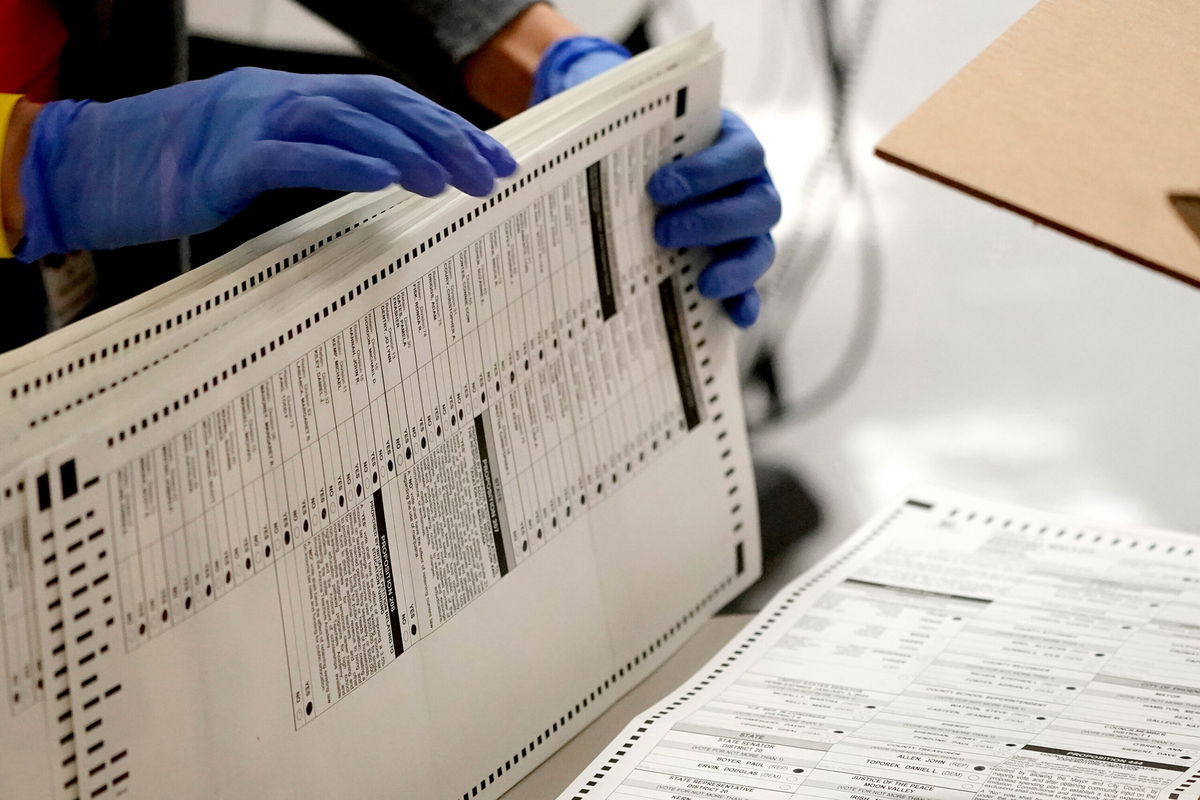 <i>Matt York/AP</i><br/>The Arizona Senate had subpoenaed some of Maricopa County's voting records for its 2020 election audit.