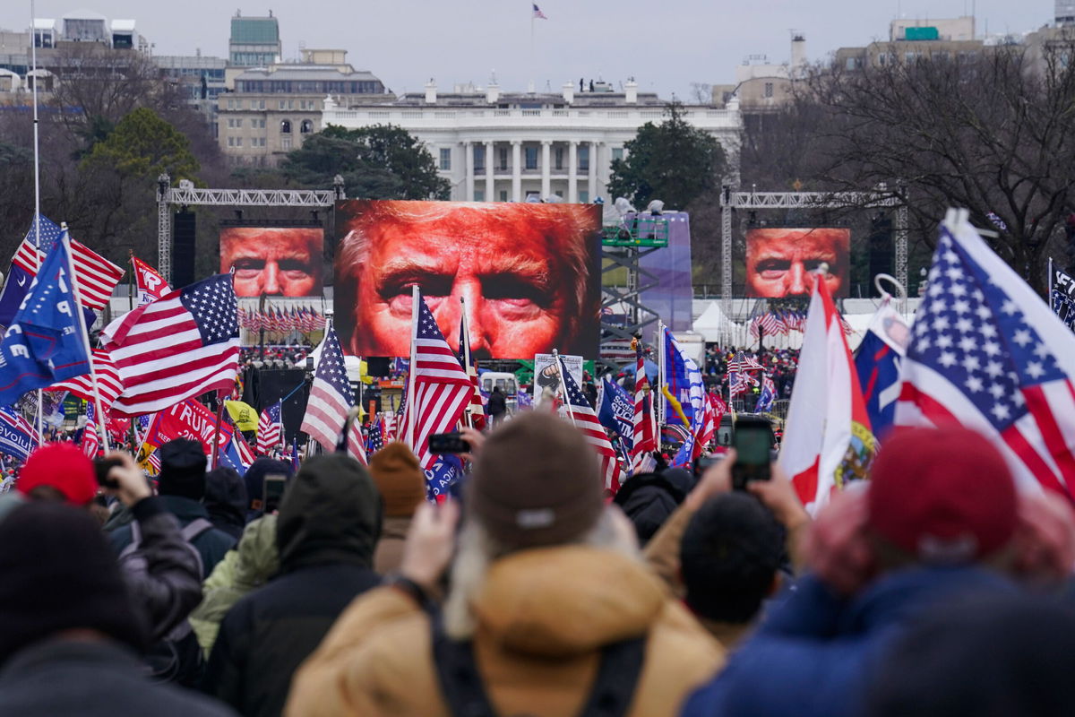 <i>John Minchillo/AP</i><br/>Local police in Washington warned their law enforcement partner agencies a day before the January 6 pro-Trump rally that there were social media reports urging attendees to