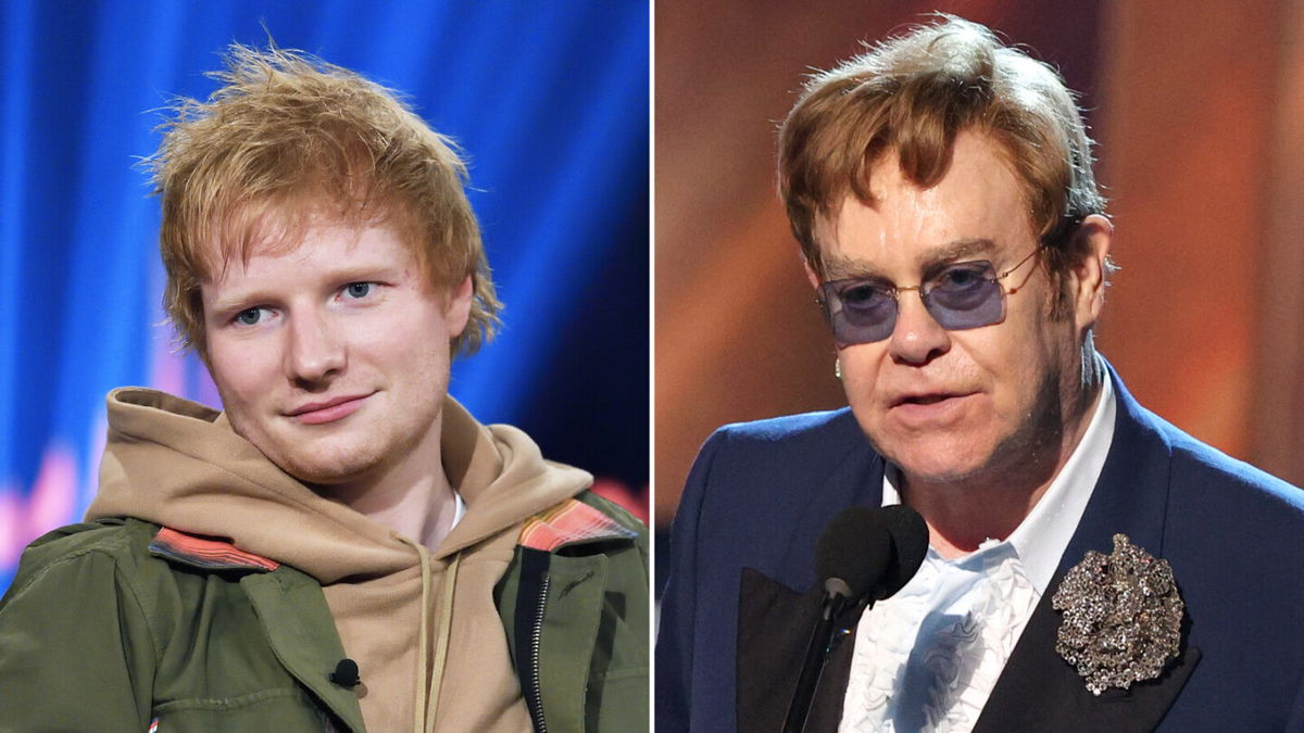 Elton John and Ed Sheeran singing 'Merry Christmas' together - Local News 8