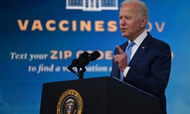 US President Joe Biden delivers remarks on the Covid-19 response and the vaccination program at the White House on August 23 in Washington