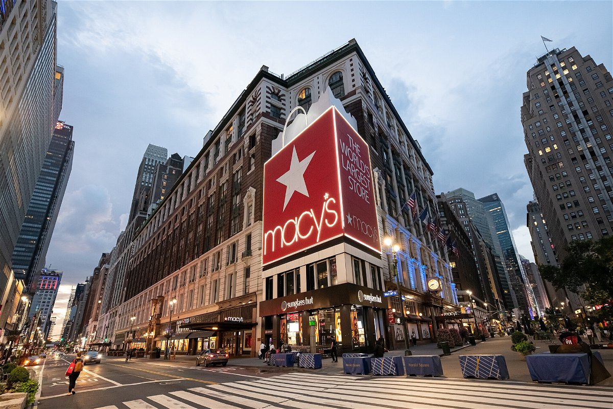 <i>Noam Galai/Getty Images</i><br/>Macy's reported earnings and sales that topped forecasts Thursday morning and issued a bullish outlook for the holidays.