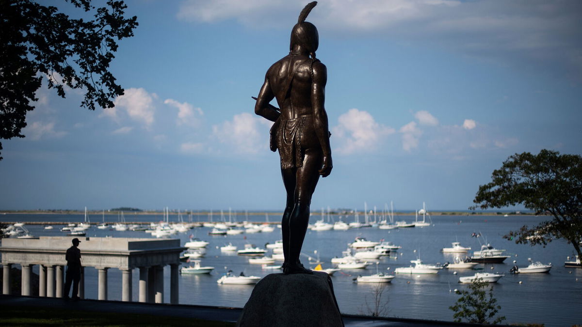 <i>David Goldman/AP</i><br/>Massasoit was a leader of the Wampanoags at the time of the Pilgrims' arrival.
