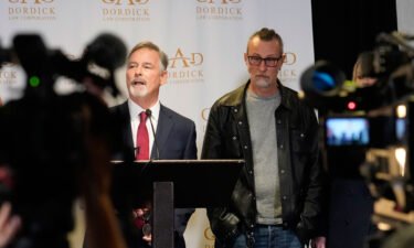 'Rust' movie crew member have filed a lawsuit against actor Alec Baldwin and others involved with production after the fatal film set shooting. Attorney Gary Dordick (left) speaks alongside his client Serge Svetnoy.