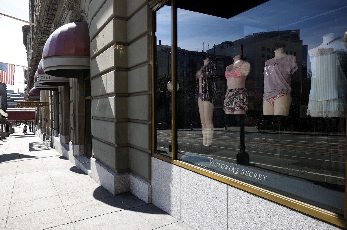 <i>Justin Sullivan/Getty Images</i><br/>Victoria's Secret says that nearly 50% of its holiday merchandise is stuck in transit as Black Friday quickly approaches and gift shopping speeds up. Underwear is displayed in a window at a Victoria's Secret store on February 25